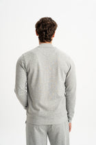 ÇAKIR Gri Melanj Fermuarlı Sweatshirt