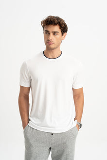 GÜLPINAR Beyaz Kısa Kollu T-Shirt