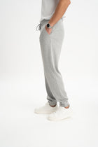 BIGA Gri Melanj Paçası Lastikli Pantolon