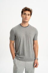 GÜLPINAR Gray Melange Short Sleeve T-Shirt