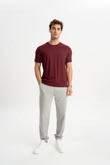 GEDİK Bordo Kısa Kollu T-Shirt