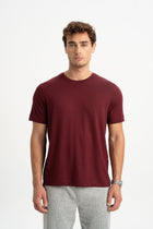 GEDİK Bordo Kısa Kollu T-Shirt
