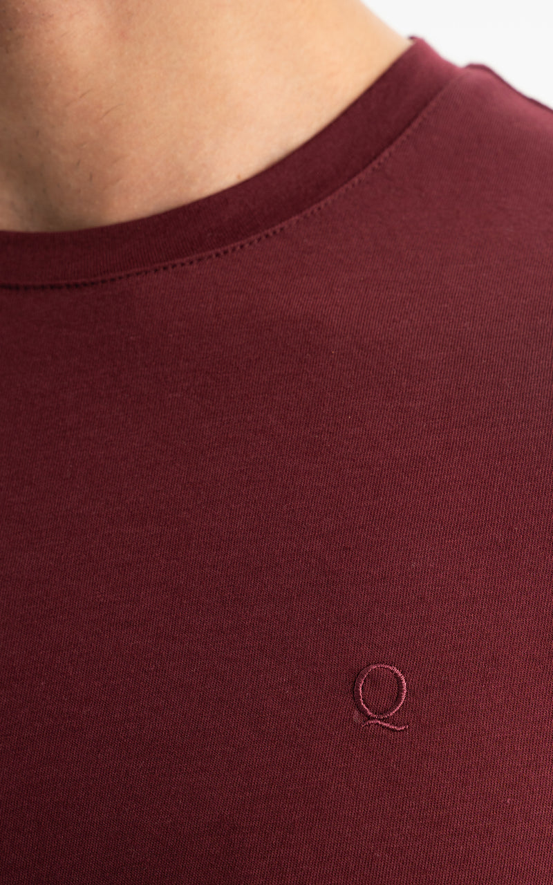 GEDİK Bordo Kısa Kollu T-Shirt