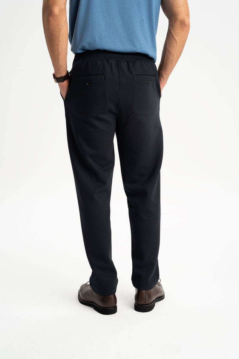 TONGURLU Lacivert Örme Chino Pantolon