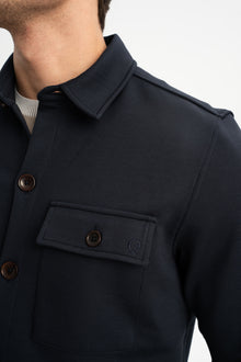 ETİLİ Lacivert Örme Gömlek