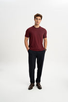 GÜLPINAR Bordo Kısa Kollu T-Shirt