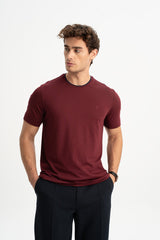 GULPINAR Burgundy Short Sleeve T-Shirt