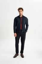 ARIKLI Yün Karışımlı Fermuarlı Hırka