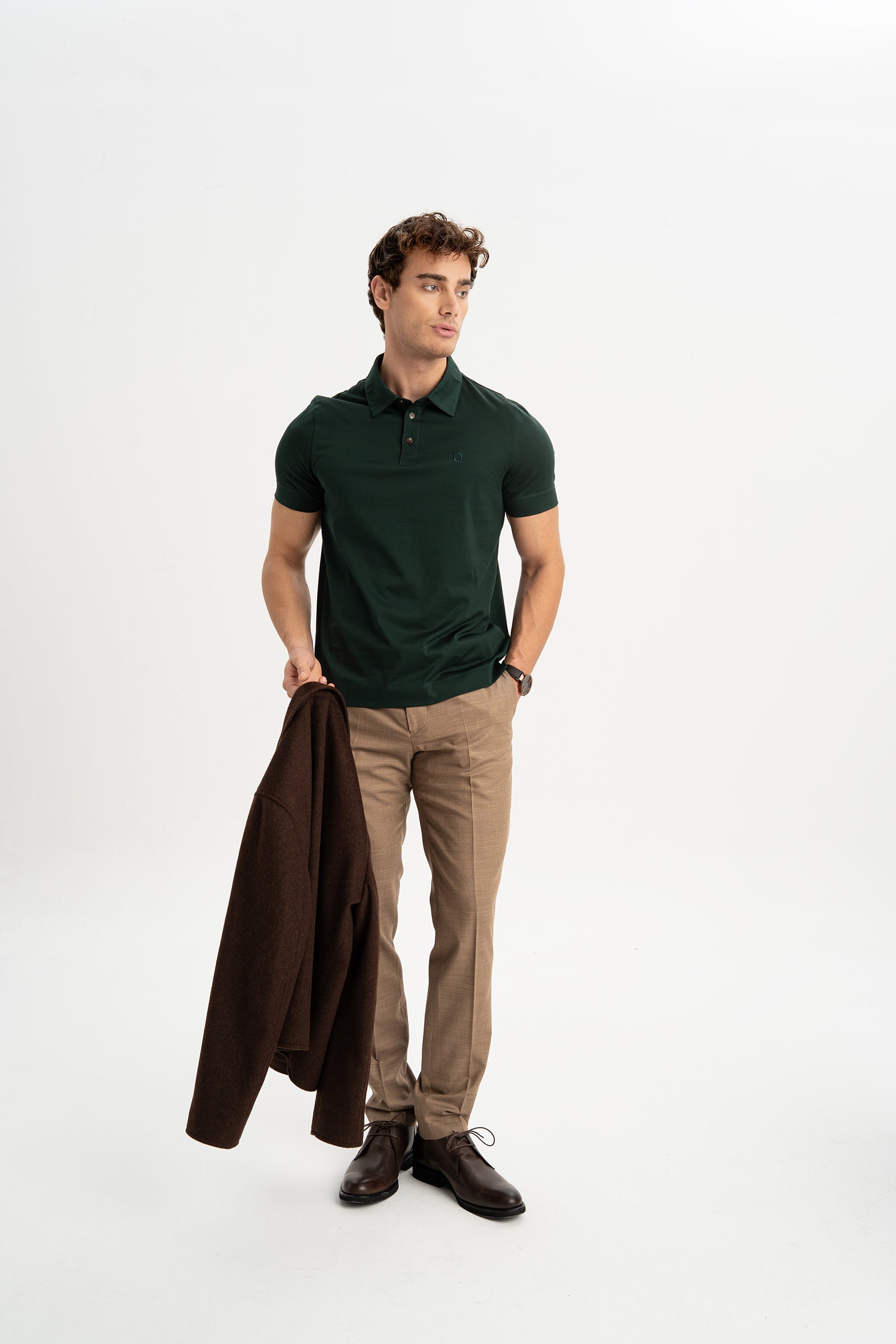 MİSVAK Nefti Merserize Kısa Kollu Polo Shirt