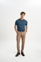 GERLENGEÇ Kum Yün Karışımlı Chino Pantolon