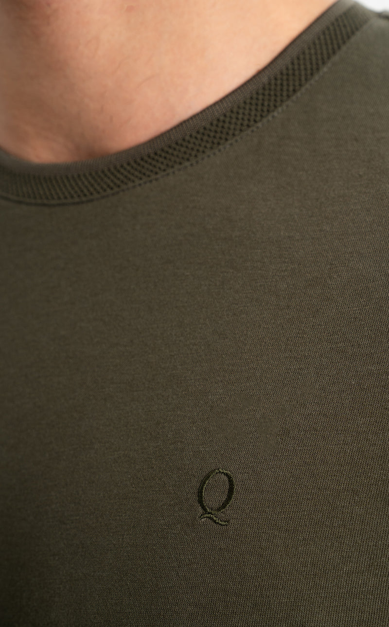 GÜLPINAR Haki Kısa Kollu T-Shirt