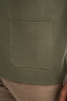 DEREOBA Haki Triko Blazer Ceket