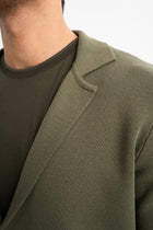 DEREOBA Haki Triko Blazer Ceket