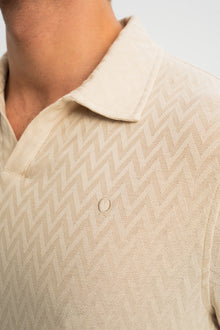 YAYKIN Krem Merserize Kısa Kollu Polo Shirt