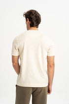 DÜMREK Ekru Merserize Kısa Kollu T-Shirt