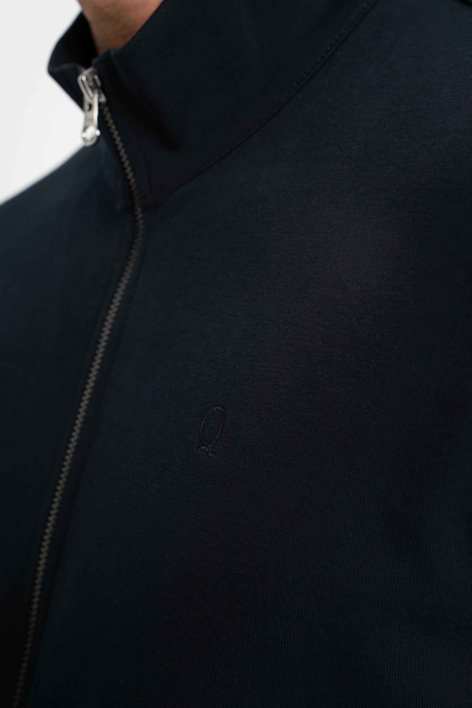 OVACIK Lacivert Fermuarlı Sweatshirt