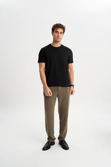 GEDİK Siyah Kısa Kollu T-Shirt