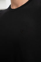 GEDİK Siyah Kısa Kollu T-Shirt