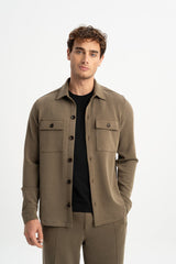 ETİLİ Light Brown Knitted Shirt