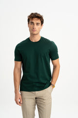 DÜMREK Mercerized Oil Short Sleeve T-Shirt