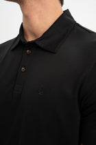 MİSVAK Siyah Merserize Kısa Kollu Polo Shirt