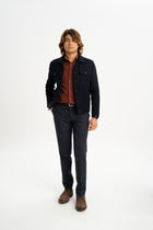 ASSOS Lacivert Yünlü Astarlı Ceket