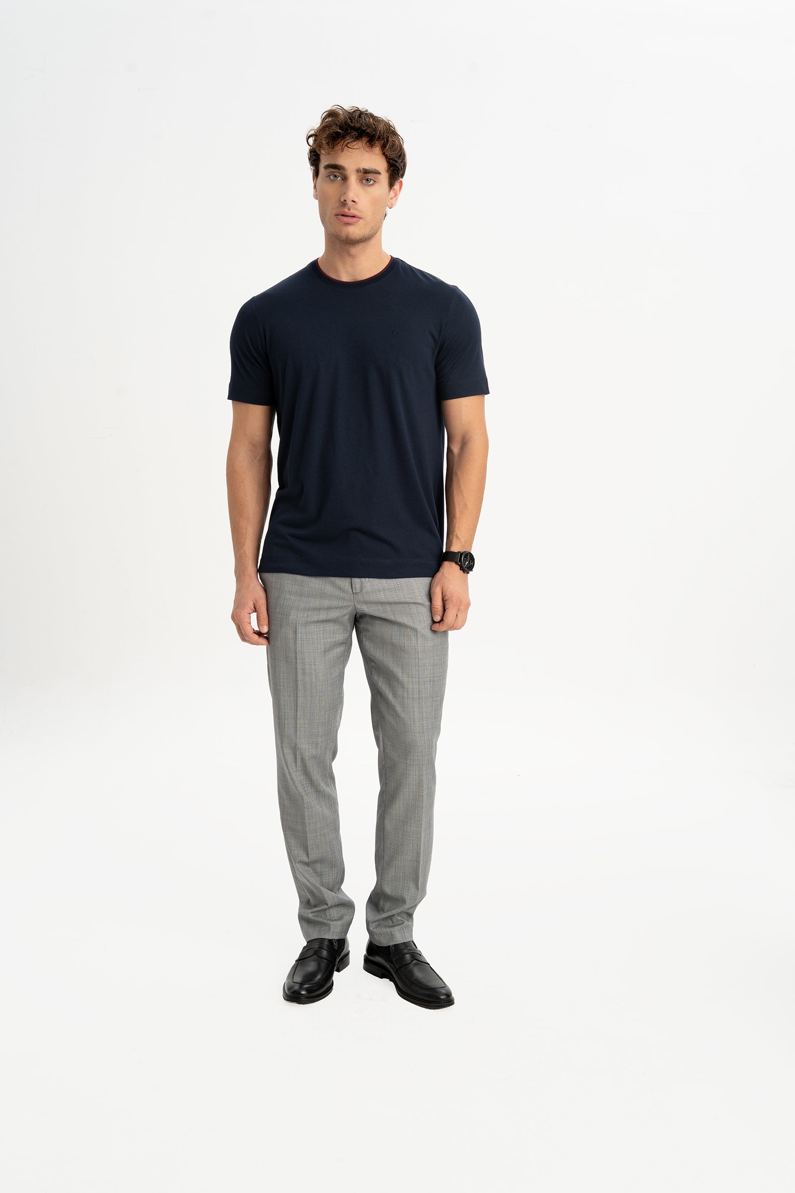 GÜLPINAR Lacivert Kısa Kollu T-Shirt