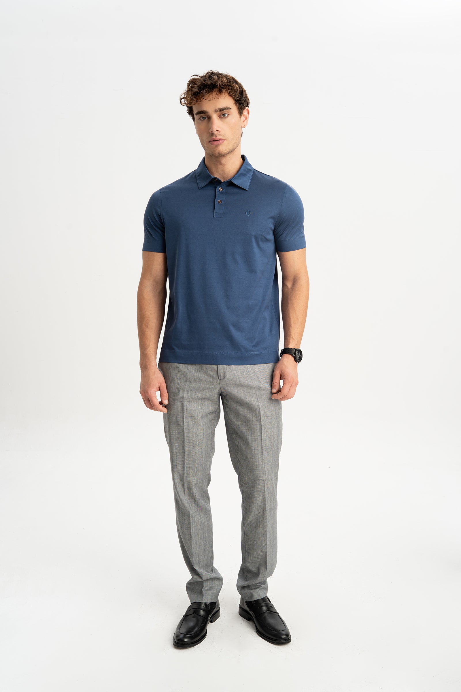 MİSVAK Havacı Merserize Kısa Kollu Polo Shirt