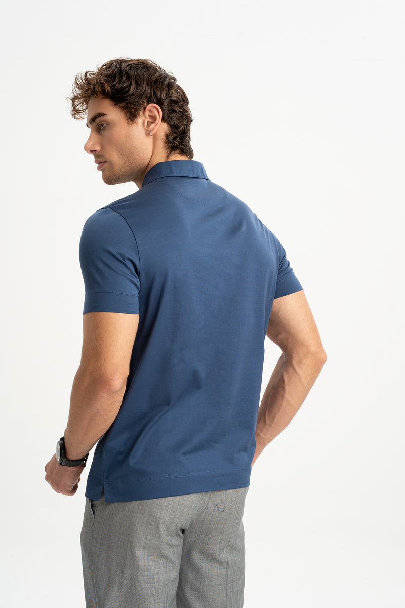 MİSVAK Havacı Merserize Kısa Kollu Polo Shirt