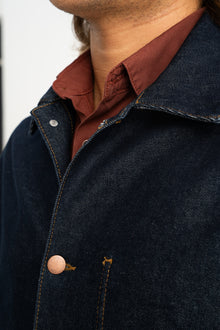 KUMKALE Lacivert Organik Pamuk Karışımlı Denim Ceket