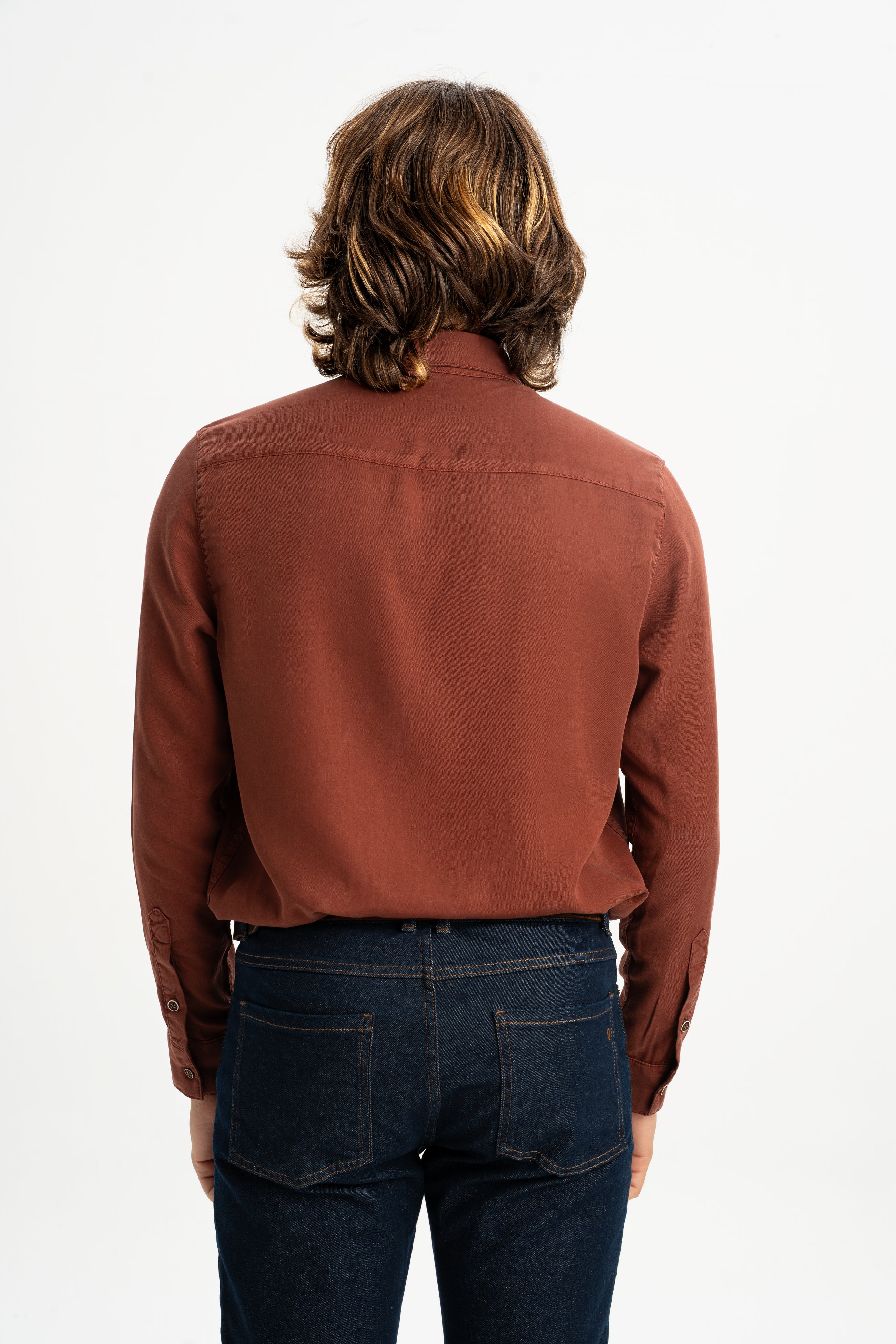 BOZGÜÇ Bakır Tencel Gömlek