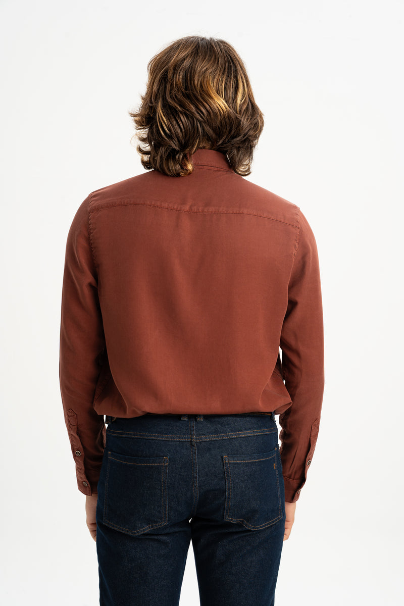 BOZGÜÇ Bakır Tencel Gömlek