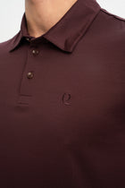 MİSVAK Bordo Merserize Kısa Kollu Polo Shirt
