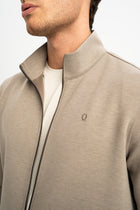 OVACIK Açık Kahve Fermuarlı Sweatshirt