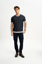 TAMİŞ Lacivert Kısa Kollu T-Shirt