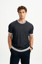 TAMİŞ Lacivert Kısa Kollu T-Shirt