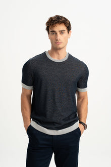 TAMİŞ Lacivert Kısa Kollu T-Shirt