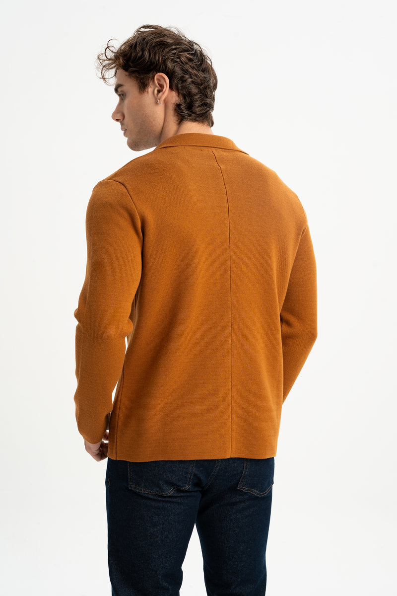 DEREOBA Tarçın Triko Blazer Ceket