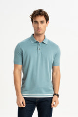 YALOVA Aviator Short Sleeve Polo Shirt