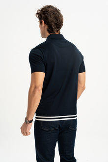 YALOVA Lacivert Kısa Kollu Polo Shirt