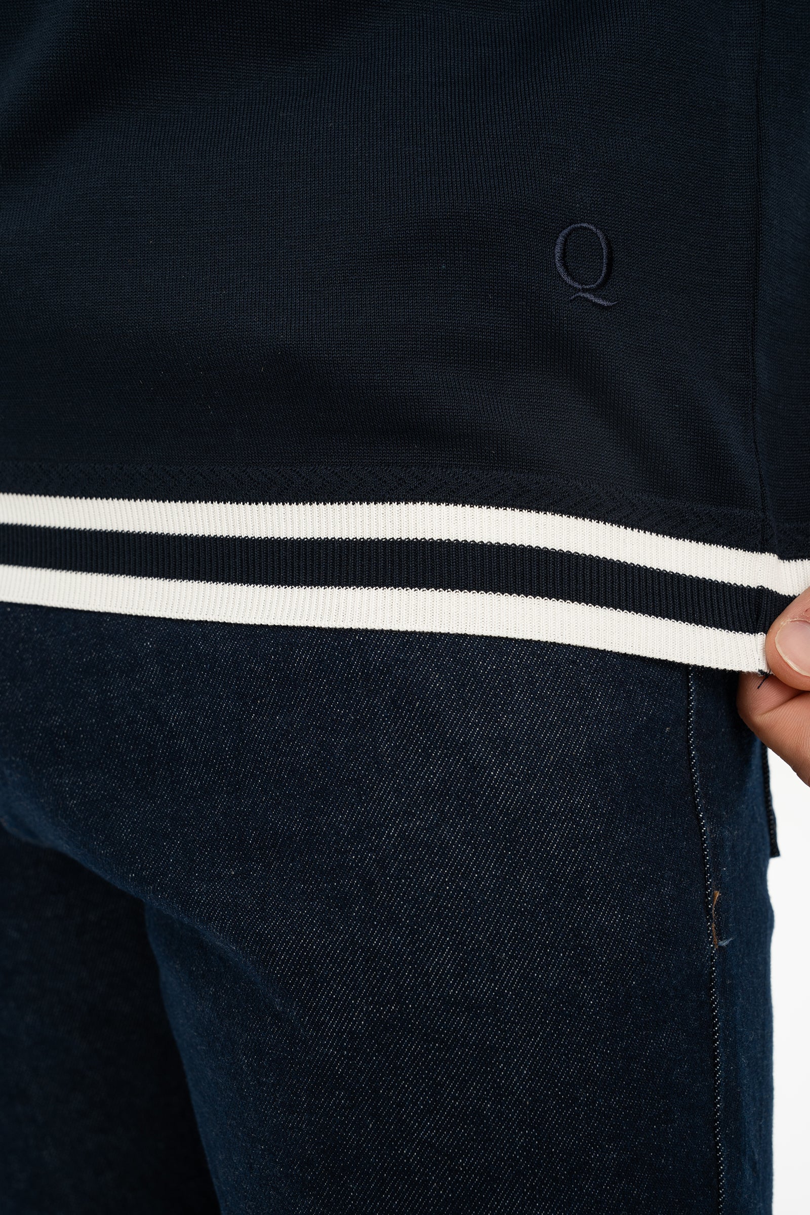 YALOVA Lacivert Kısa Kollu Polo Shirt