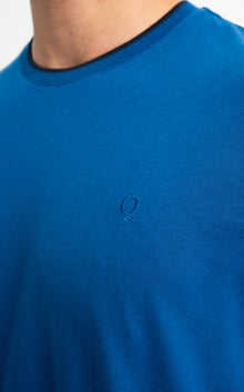 GÜLPINAR Saks Mavi Kısa Kollu T-Shirt