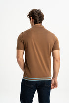 YALOVA Kahve Kısa Kollu Polo Shirt