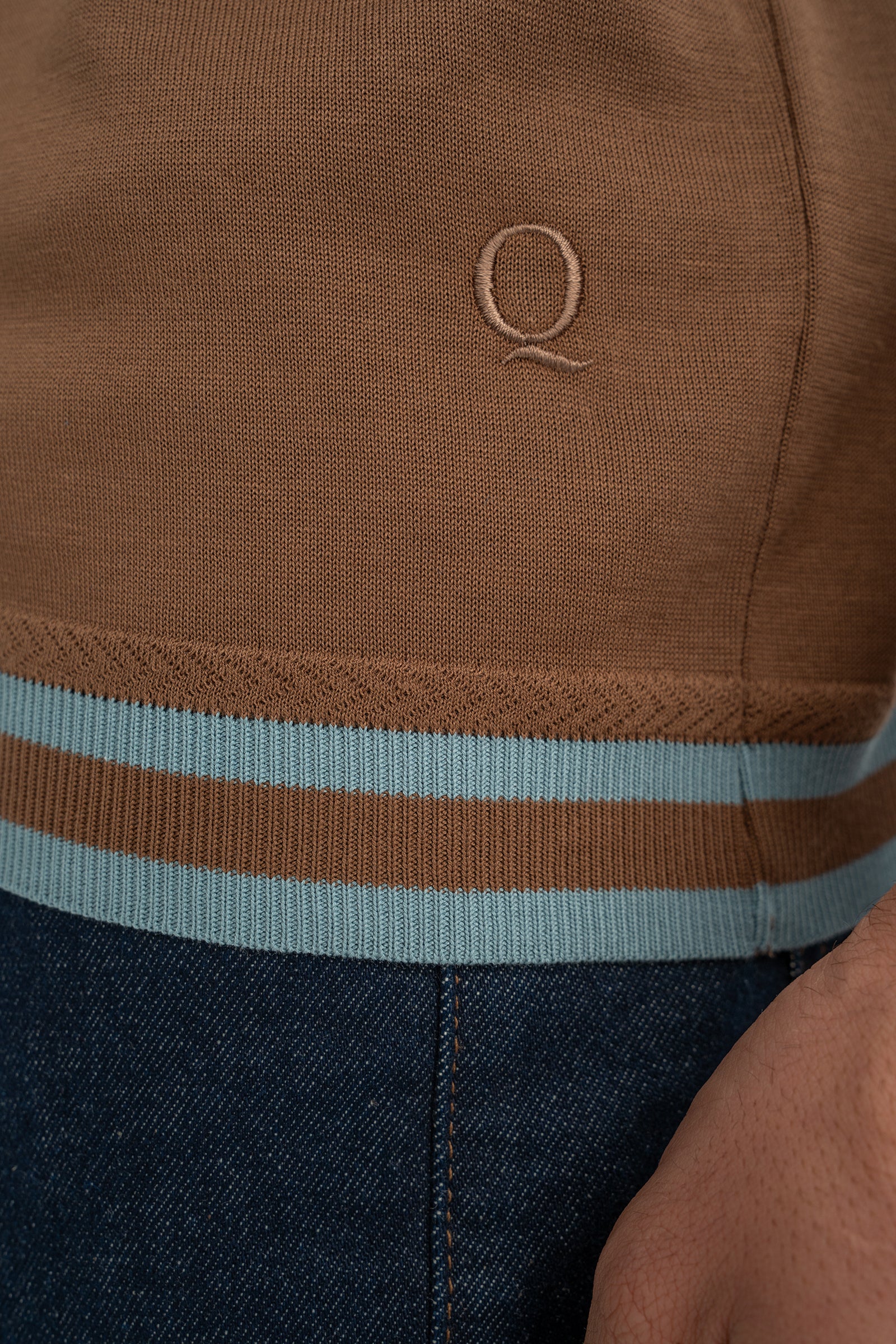 YALOVA Kahve Kısa Kollu Polo Shirt