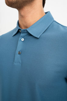 BOZALAN Havacı Merserize Uzun Kollu Polo Shirt