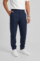 BALABAN Indigo Dokuma Tencel Chino Pantolon