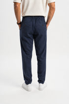 BALABAN Indigo Dokuma Tencel Chino Pantolon