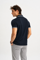 BELEVİ Lacivert Merserize Pike Çizgi Detaylı Polo Shirt