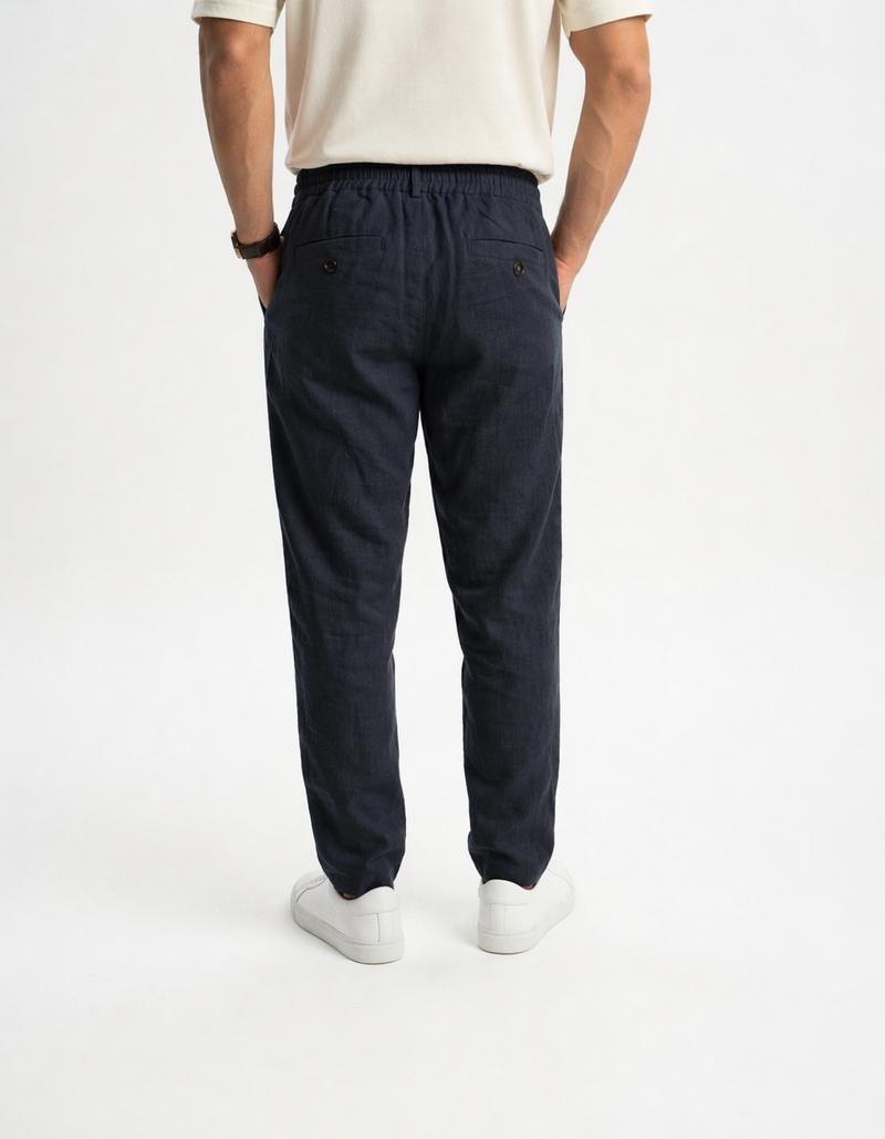 TONGURLU Light Brown Knitted Chino Trousers