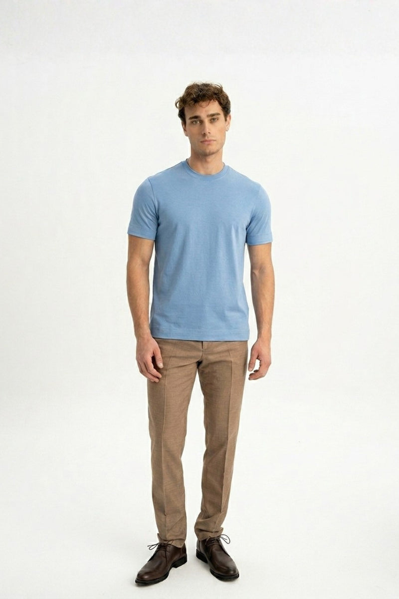 DÜMREK Black Mercerized Short Sleeve T-Shirt